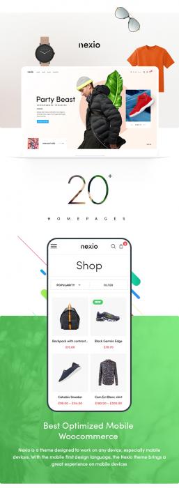 WordPress主题Nexio v1.0.7 时尚服装WooCommerce商店主题-创客资源网