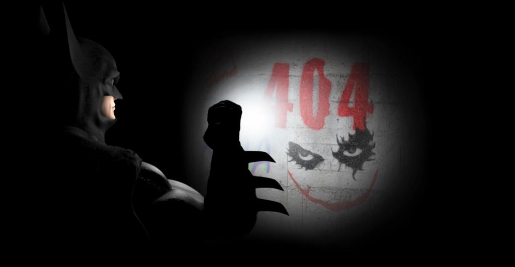 创意黑色蝙蝠侠/小丑404页面源码-创客资源网
