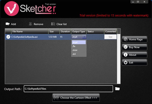 视频转漫画卡通动画效果工具 VSketcher 1.0.8 for Win简体中文版-创客资源网
