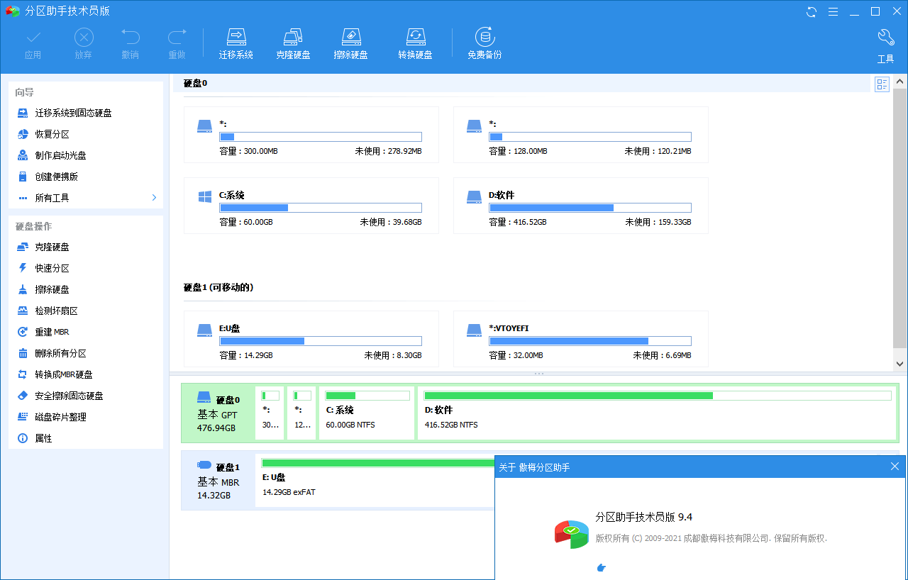 分区助手技术员v9.4.0特别版-创客资源网