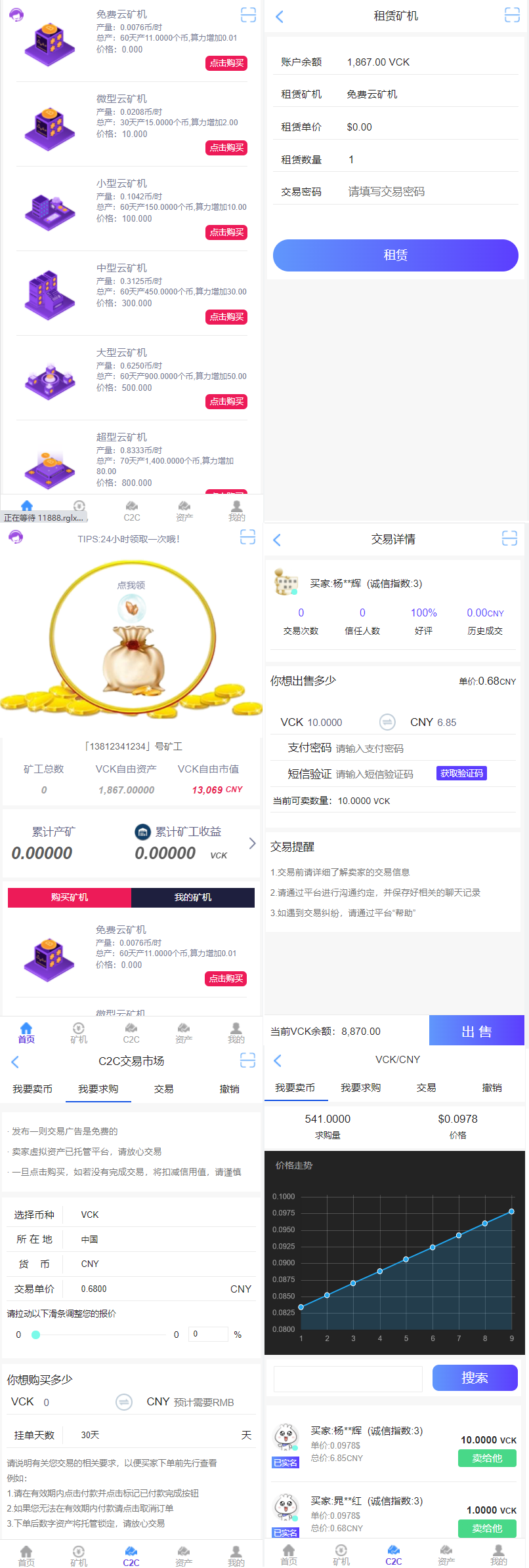 区块链交易系统 区块链钱包 区块链矿机 虚拟币交易市场-创客资源网
