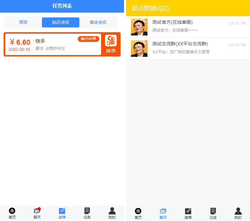 【无加密+去后门】全新蓝色UI点赞系统源码+后台模板-创客资源网