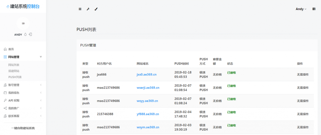 鑫迪自助建站系统1.1版网站源码-创客资源网